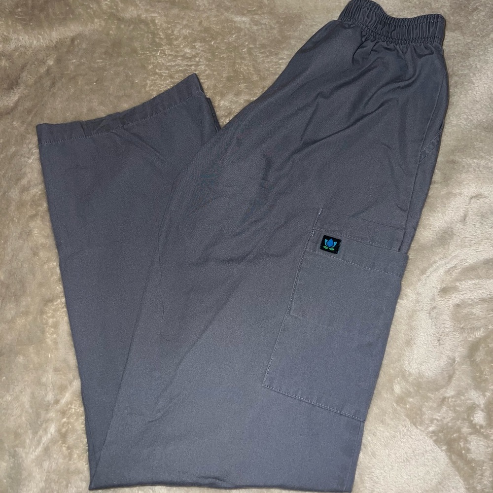 Maevn Brown Gray Scrub Pants